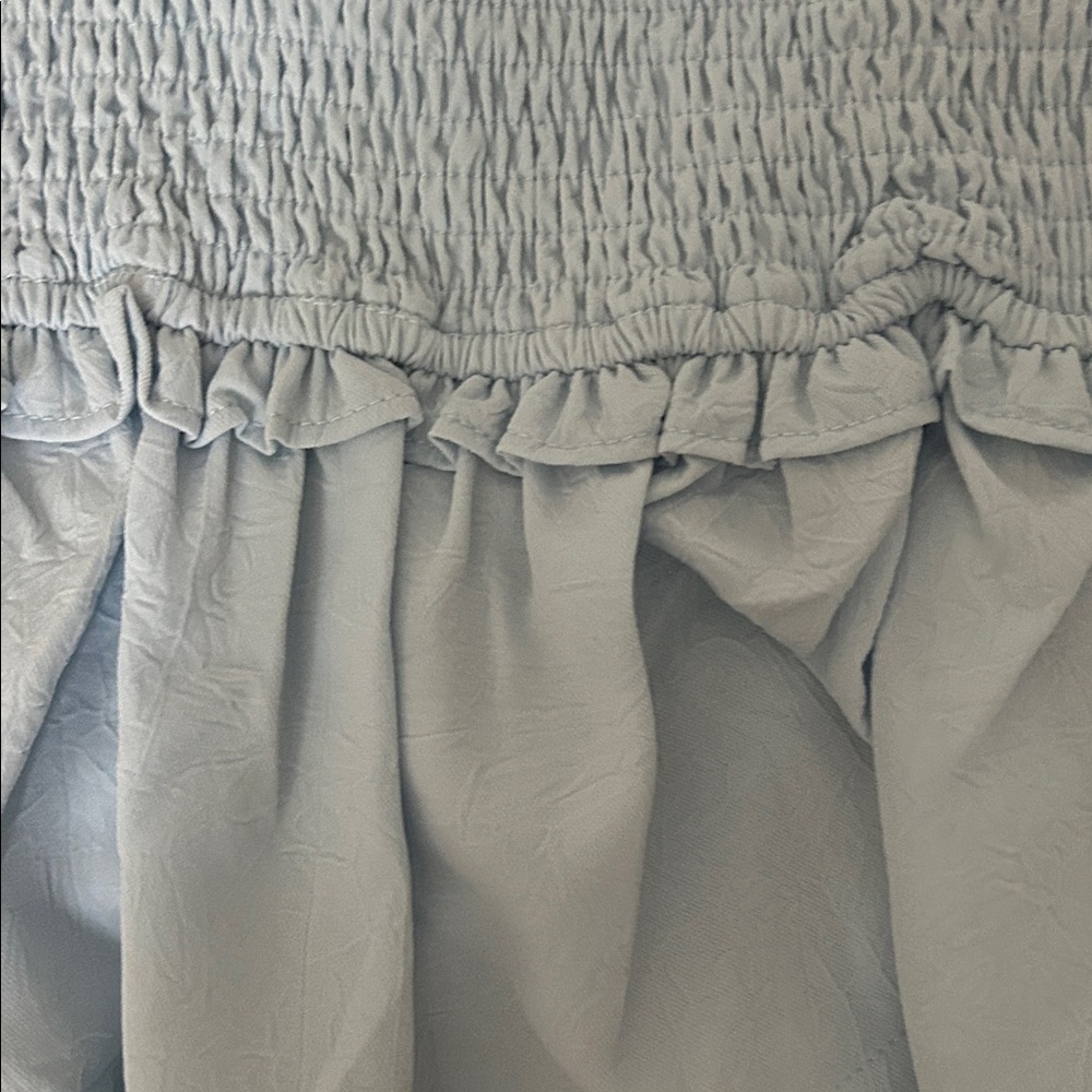 Altar'd State Light Blue Smocked Top - Picture 9 of 9